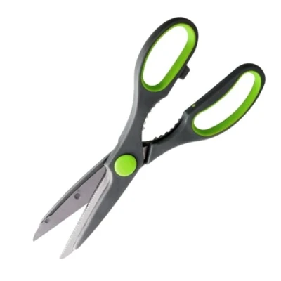 Obrázek Nirosta 48133 Superschere mit Öffner Praktika 21cm in grau/grün/silber, Klinge: Edelstahl