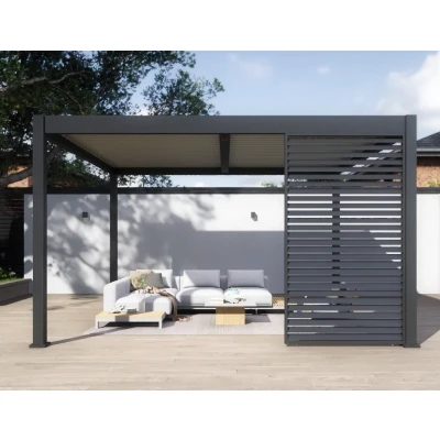 Obrázek Sleva 14% Fixní hliníkový panel zastínění pro bioklimatickou pergolu 130 cm
