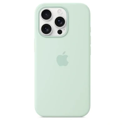Obrázek Apple iPhone 16 Pro silikonové pouzdro s MagSafe akvamarín