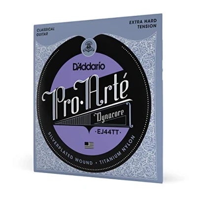 Obrázek D&#039;Addario Kytarové struny koncertní kytara akustická pro akustickou kytaru klasické na EJ44TT sada strun ProArte Dynacore Titanium Trebles Extra Hard Tension