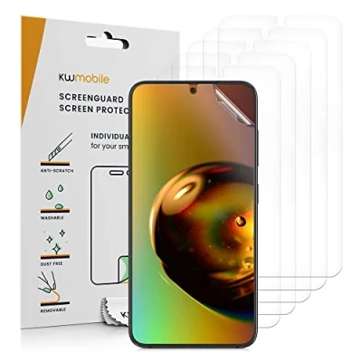 Obrázek kwmobile 6X ochranná fólie na displej kompatibilní s fólií Samsung Galaxy S23 sada průhledných ochranných