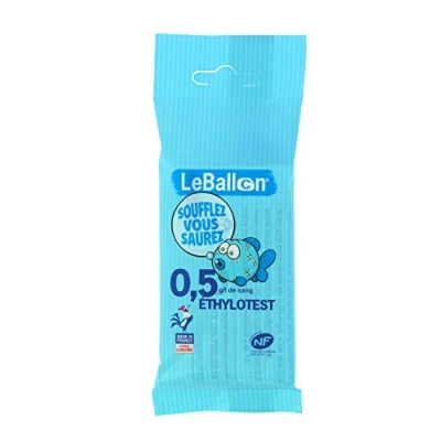 Obrázek Ballon sáček s 1 tester alkoholu 0,5G/L NF
