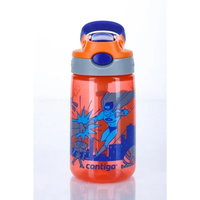 Obrázek Contigo Dětská láhev na pití Gizmo Flip autopout s brčkem, vodu bez BPA, zabezpečená proti vytečení, ideální pro mateřské školy, školy a sport, 420 ml