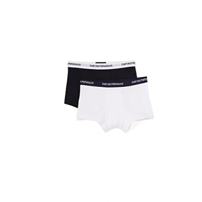 Obrázek Emporio Armani 2 PACK Boxerky, Muži, Velikost: Large, White/blue