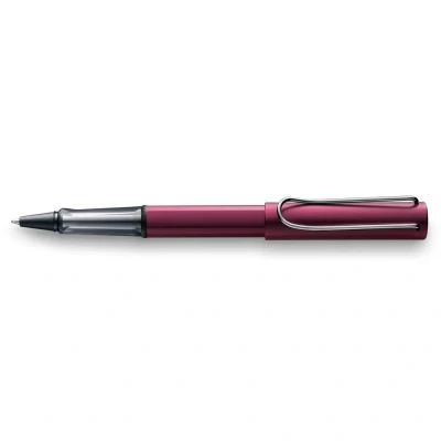 Obrázek Lamy AL star black purple kuličkové pero lehká tužka s transparentní, ergonomickou rukojetí a šířkou tahu M kryt z hliníku náplní pro inkoustové 63 šířka linky v černé barvě