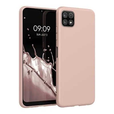 Obrázek kwmobile pouzdro kompatibilní se Samsung Galaxy A22 5G měkké TPU silikonové vhodné pro bezdrátové nabíjení Coconut Swirl