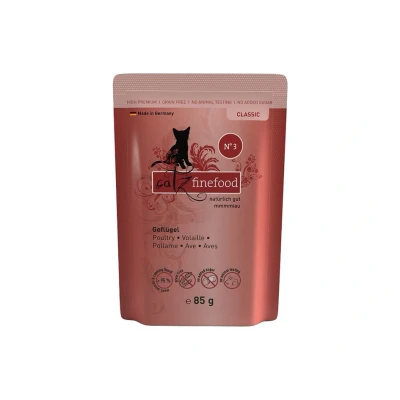 Obrázek Kapsička CATZ FINEFOOD No.3 s drůbežím 85g