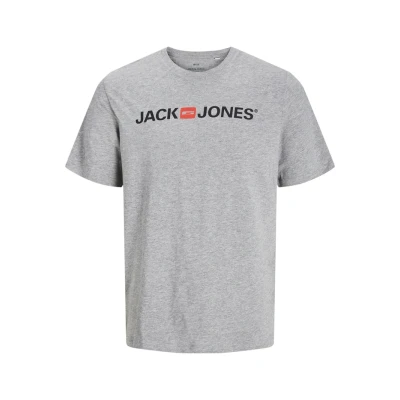 Obrázek Jack &amp; Jones Jjecorp LOGO CREW NECK Triko s potiskem, Muži, Velikost: Medium, Light grey melange