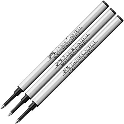 Obrázek Faber Castell 148712 náhradní náplň Basic (balení 3 ks, černé)