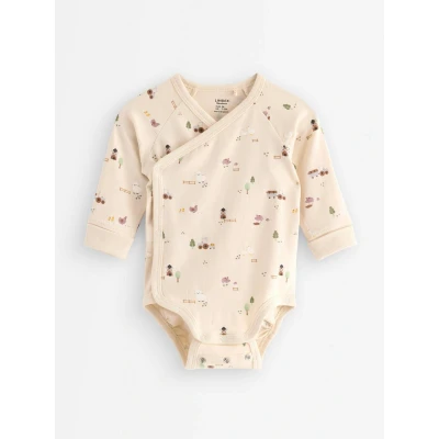 Obrázek Lindex WRAP Body pro děti, Velikost: 56, Light beige