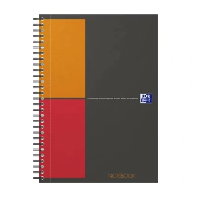 Obrázek Oxford Poznámkový blok B5 Notebook &quot;International&quot; kostkovaný, 160 stran, pevné desky