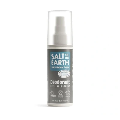 Obrázek Salt Of The Earth Přírodní deosprej pro muže, Pure Armour Vetiver &amp; Citrus Vegan, Dlouhotrvající ochrana, bez pokusů na zvířatech 100 ml