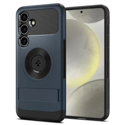 Obrázek Spigen Pouzdro Slim Armor MagFit kompatibilní se Samsung Galaxy S24, s příslušenstvím MagSafe Metal Slate