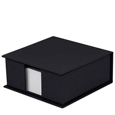 Obrázek Rössler Papier 1312452700 S.O.H. O. Box na lístečky, rozměry: 11x11 cm, černá, 1 kus