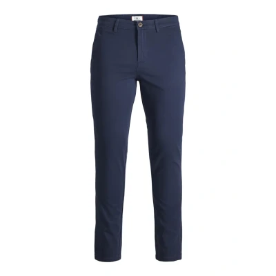 Obrázek Jack &amp; Jones Junior Jpstmarco Jjbowie Chino kalhoty pro děti, Velikost: 176, Navy blazer