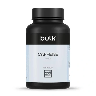 Obrázek Bulk Tablety s kofeinem, Pre Workout Booster, 200 mg, 250 tablet, porcí, balení se může měnit
