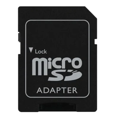Obrázek cablepelado Micro SD auf Card Adapter schwarz