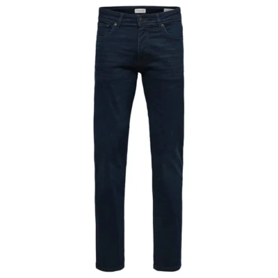 Obrázek Selected Homme Džíny Straight Fit, Muži, Velikost: 30x34, Blue black denim