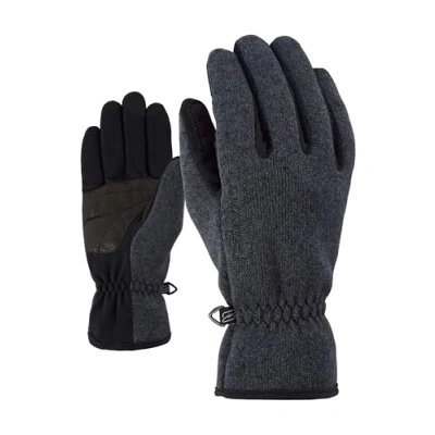 Obrázek Ziener Dětské LIMAGIOS Junior glove multisport volnočasové / funkční/outdoorové rukavice prodyšné, pletené, černé (Black Melange), 6,5