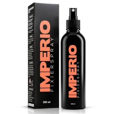 Obrázek IMPERIO Fixační sprej pro posypové a sypké vlasy Speciální na perfektní fixaci Hair Fibers 250 ml