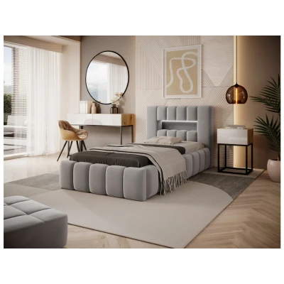 Obrázek Postel Lamica 90x200 + dřevěný rám/ standardní zvedák/ box na lůžkoviny Materiál / Dekor: Nube 3