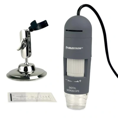 Obrázek Celestron Deluxe Capture Your Discoveries 44302 C ruční digitální mikroskop, šedý