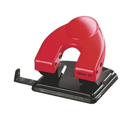 Obrázek Leitz 177017 děrovačka D25, pro 25 listů, s lištou, Červená