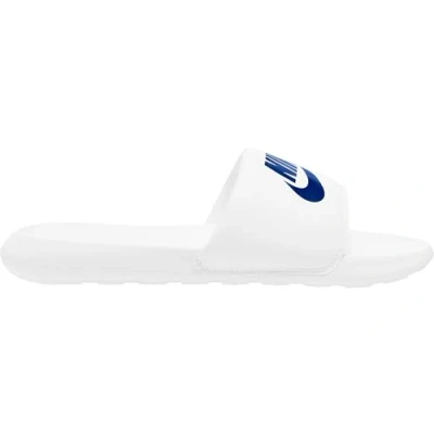 Obrázek Nike Sportswear Victori ONE Slide Unisex Pantofle, Muži, Velikost: 45, White/game royal Vysoce kvalitní koženka