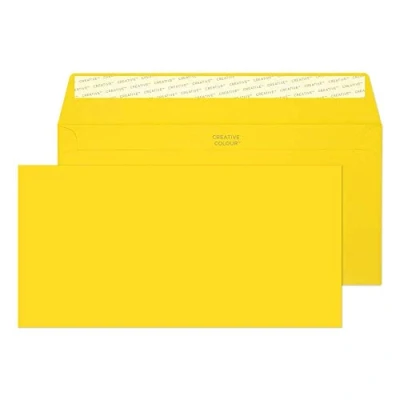 Obrázek Blake Creative Colour 203 Briefumschläge Haftklebung Bananengelb DL+ 114 x 229 mm 120g/m² 500 Stück