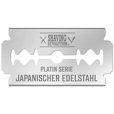 Obrázek Viking Revolution holicí břity 100 kusů pánské bezpečnostní břitvy pro holení platinové strojky, japonská ušlechtilá ocel