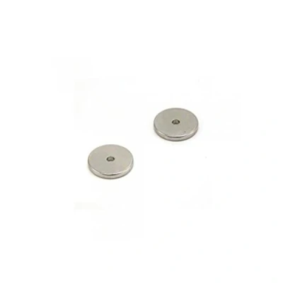 Obrázek N42 Neodym Magnet Für Kunst, Handwerk, Modellherstellung 15mm O.D. x 2mm I.D. Dick 2,6kg Zug Pack von 2
