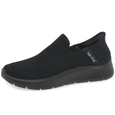 Obrázek Skechers Herren Go Walk Flex Sneaker, schwarz/weiß, 44 EU