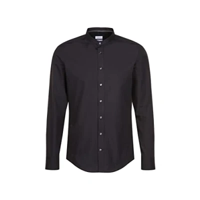 Obrázek Seidensticker Pánská business košile Slim Fit lehká podprsenka 3677 košile, černá (černá 39)