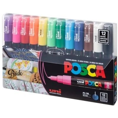 Obrázek Posca malířské značkovací pero fixováno 12 PC 1 m