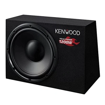 Obrázek Subwoofer Kenwood KSC W1200B (300 mm, 1200 wattů), černý