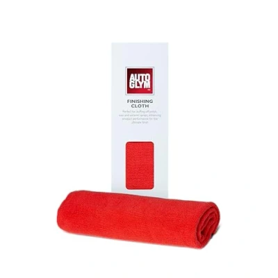 Obrázek Autoglym Hi Tech Finishing hadřík z mikrovlákna, ultra savý mikrovlákna na leštění auta a mytí voskování interiérů exteriérů vozidel, 40 cm x červená