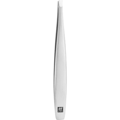 Obrázek ZWILLING Rovná pinzeta (vytrhávání obočí, zdrsněné, kalibrované špičky, hypoalergenní), prémiová, stříbrná, 90 mm