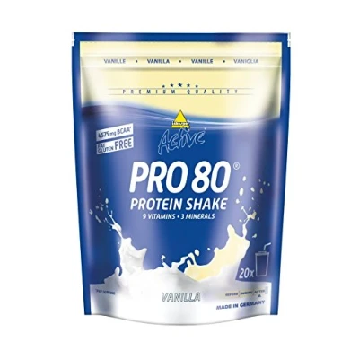 Obrázek inkospor Active Pro 80 Protein Shake, Vanilla, 500 g Bag