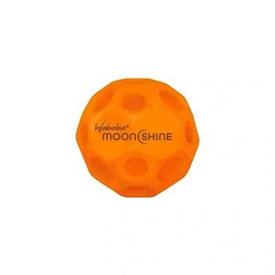 Obrázek Waboba Unisex svítící míč Moonshine pro dospělé, Moon, Hyper Bouncy ve tmě svítící, extra skákací oranžová, jedna velikost