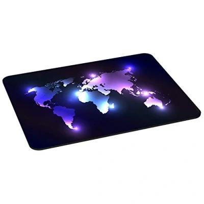 Obrázek PEDEA Gaming a Office podložka pod myš 350 x 280 mm se sešitými okraji protiskluzovou spodní stranou, Dark World
