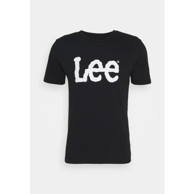 Obrázek Lee Woobly LOGO TEE Triko s potiskem, Muži, Velikost: Small, Black