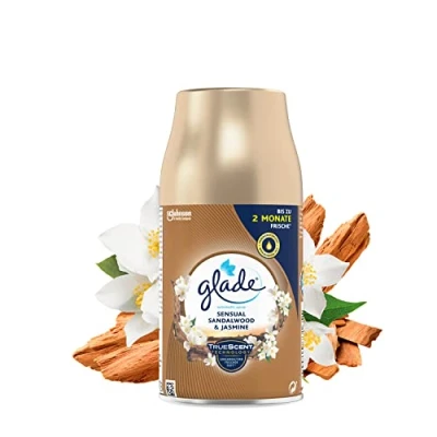 Obrázek Glade (Brise) Automatic Spray náplň pro osvěžovač vzduchu zařízení, Sensual Sandalwood &amp; Jasmín, 269 ml
