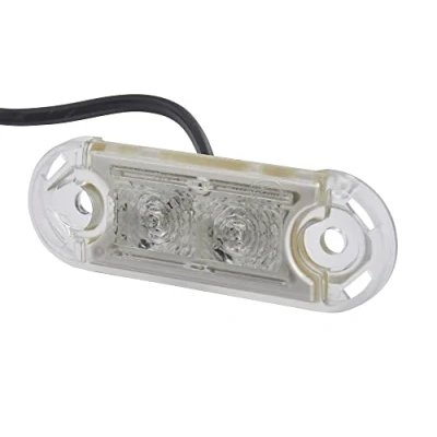 Obrázek HELLA 2XS 959 855 451 obrysové světlo přívěs karavan DuraLED S LED 12/24V ECE Barva skla: čiré kabel: 500 mm boční montáž
