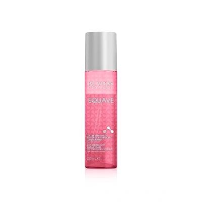 Obrázek REVLON PROFESSIONAL EQUAVE Color Vibrancy Instant Detangling Conditioner, 200 ml, rozplétavý kondicionér pro barvené vlasy, 2fázová péče o vlasy s tepelnou ochranou