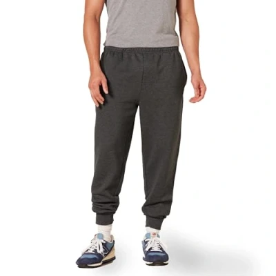 Obrázek Amazon Essentials Pánské fleecové joggingové kalhoty, tmavě šedé, M