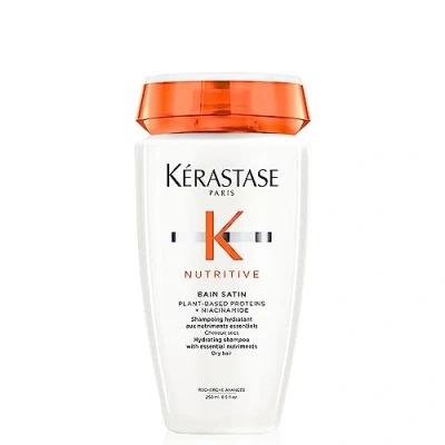 Obrázek Kérastase Nutritive, šampon pro normální až lehce suché vlasy, hydratační a revitalizující vlasová koupel, bez parabenů, Bain Satin Hydrating šampon, 250 ml