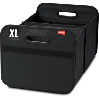 Obrázek achilles Auto Faltbox XL taška do zavazadlového prostoru s velkým úložným prostorem velká nákupní úložný box pro organizované uložení (černá)