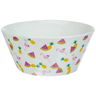 Obrázek infinite by GEDA LABELS (INFKH) miska na müsli Flamingo Plody Porcelánová V Miska, Porcelán, vícebarevná, 13,5 x 6 cm