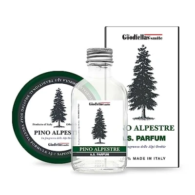 Obrázek The Goodfellas&#039; smile Duo Set Pino Alpestre. Shaving Soap and Aftershave, 250 ml