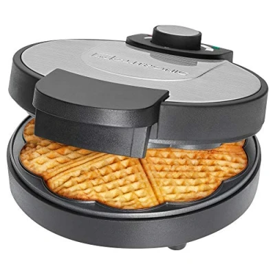 Obrázek Clatronic® vaflovač s Ø 18 cm pečicí plochou nepřilnavým povrchem ve tvaru srdce plynule nastavitelný stupeň opečení &amp; kontrolka pečení Vafle Maker vložkou z ušlechtilé oceli